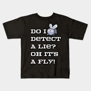 Fly At Vice Presidential Debate, Flies and Lies, The Fly Stole The Show, Look Who Flew In, Fly landed on Head Kids T-Shirt